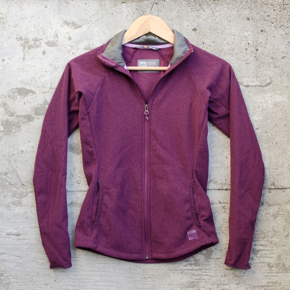 MEC Purple Zip Up Lightweight Jacket